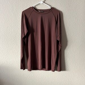 Cowgirl Tuff Chocolate Long Sleeve Tee